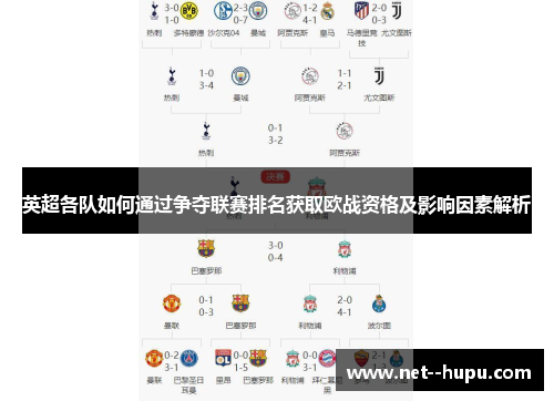 英超各队如何通过争夺联赛排名获取欧战资格及影响因素解析